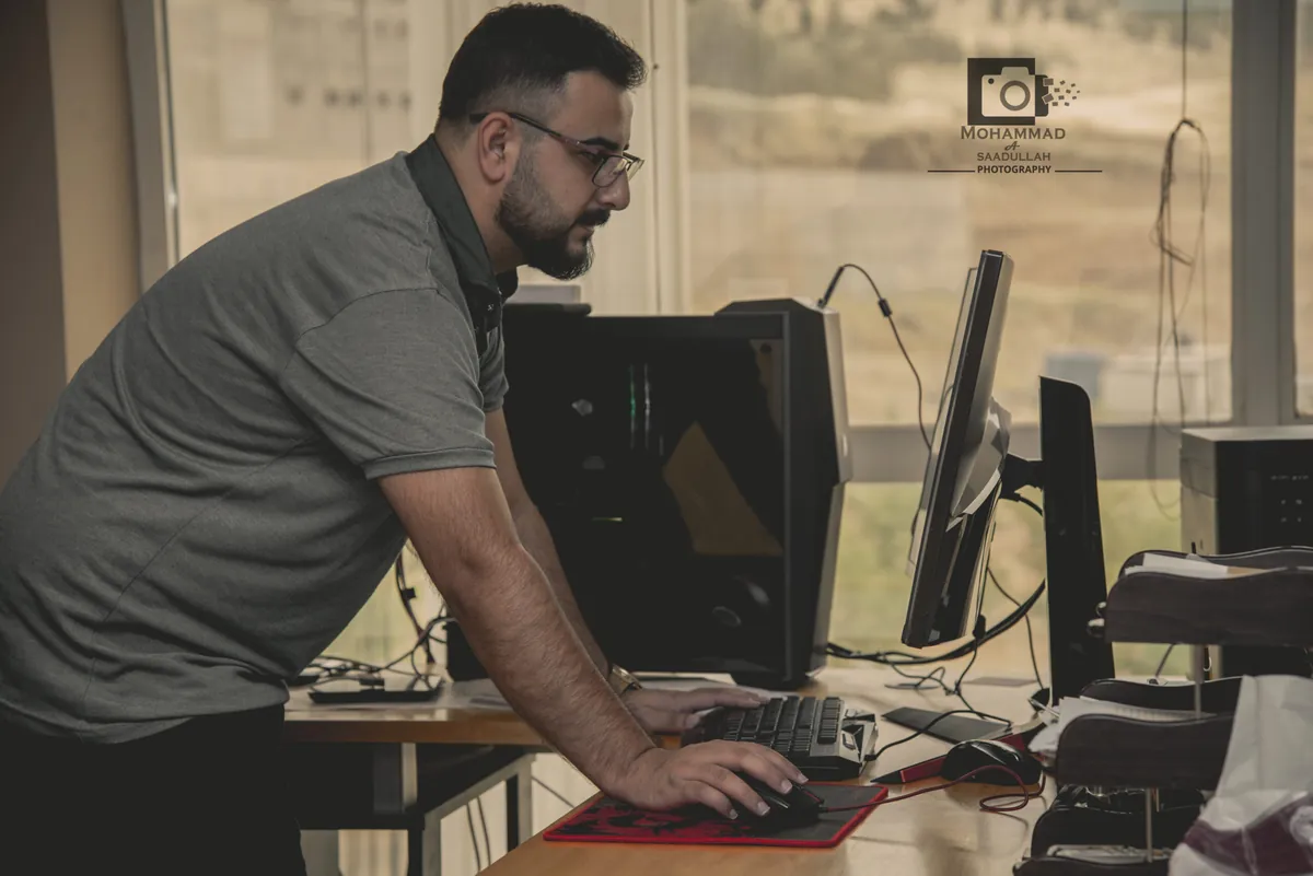 Sami M. Saleem Abdullah at work